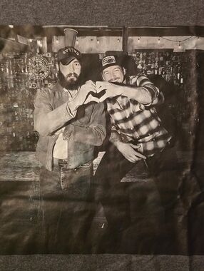 Rare Post Malone and Morgan Wallen Tshirt Small